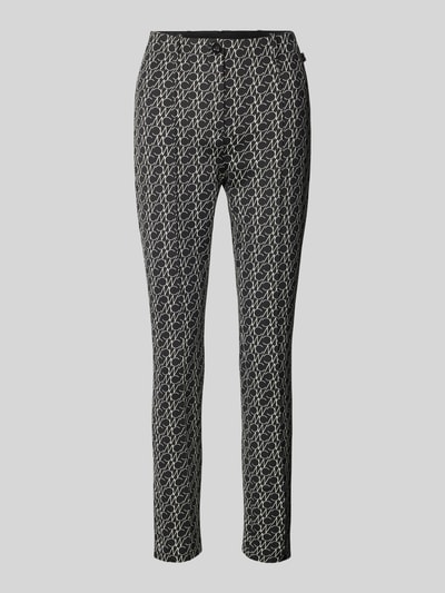 Marc Cain Slim fit broek in verkorte pasvorm Zwart - 2