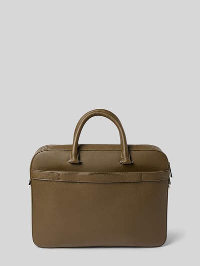 BOSS Laptoptasche mit Reißverschlussfächern außen Modell 'RAY' Gruen 4