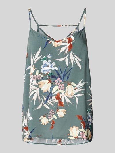 Only Top bluzkowy z kwiatowym nadrukiem model ‘NOVA LIFE PARIS’ Trzcinowy 2