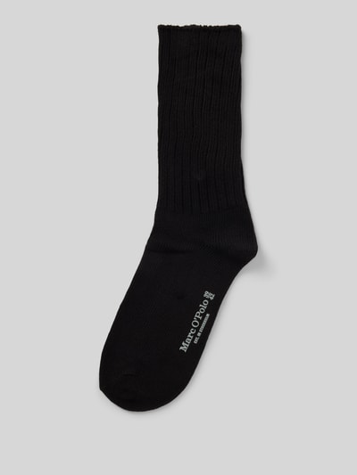 Marc O'Polo Socken aus weicher Bio-Baumwolle mit angenehmem Abschlussbund Black 1