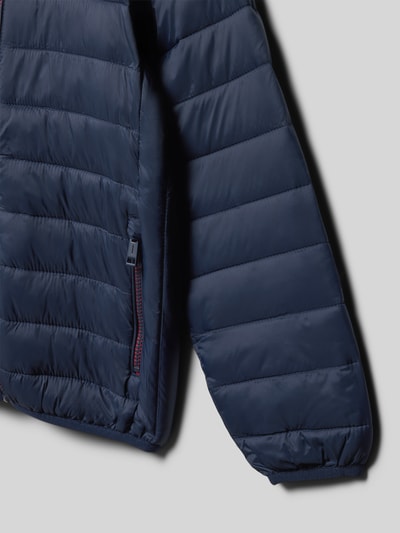 Jack & Jones Gewatteerd jack met capuchon, model 'BRADLEY' Marineblauw - 2