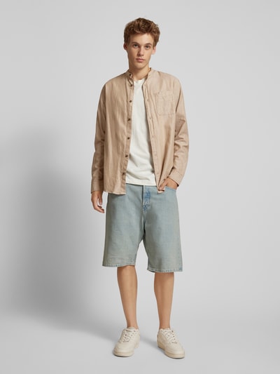 Jack & Jones Regular fit vrijetijdsoverhemd met borstzak Beige - 1