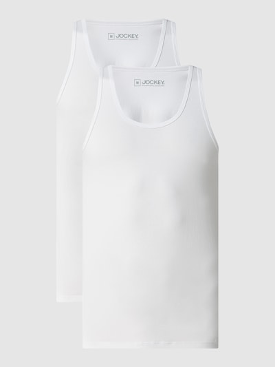 Jockey Tanktop mit Lyocell-Anteil im 2er-Pack Weiss 2