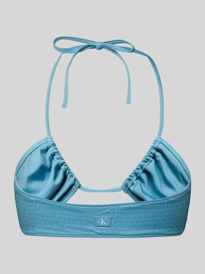 Calvin Klein Underwear Bikini-Oberteil mit Strukturmuster Modell 'BRALETTE' Aqua 3