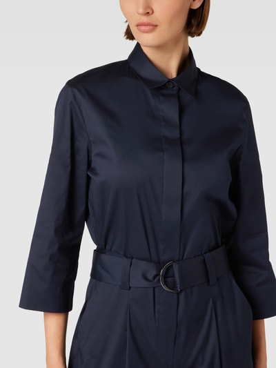 Windsor Jumpsuit mit Bindegürtel Marine 3