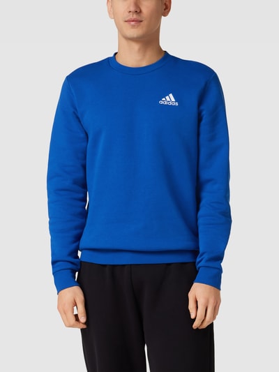 ADIDAS SPORTSWEAR Sweatshirt mit Label-Stitching Modell 'FEELCOZY' Blau 4