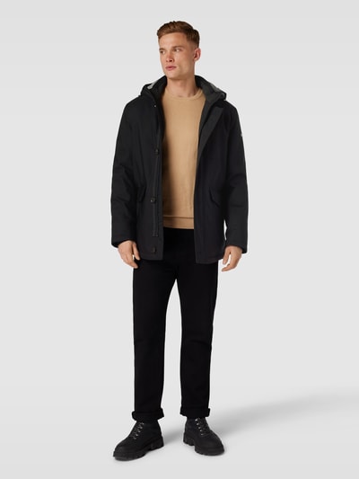 bugatti Parka mit Pattentaschen Black 1