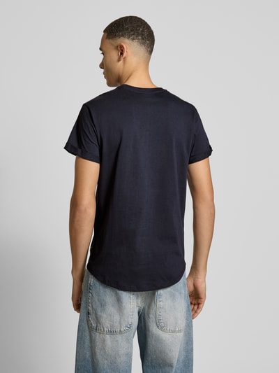 Replay T-Shirt mit Label-Stitching Marine 5