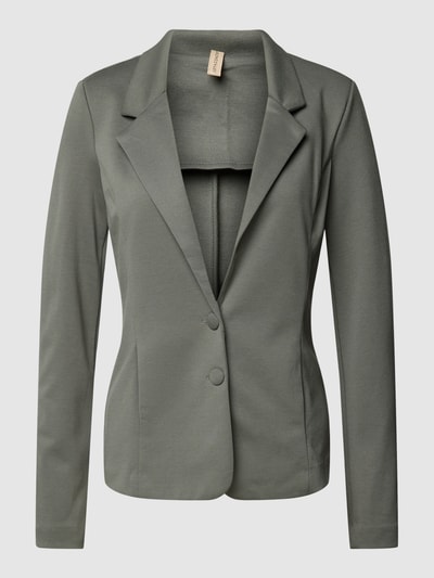 Soyaconcept Blazer mit Eingrifftaschen und Knopfverschluss Modell 'Daniela' Schilf 2