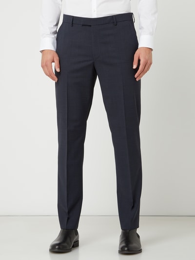 JOOP! Collection Modern fit pantalon met stretch, model 'Brad' Marineblauw - 4