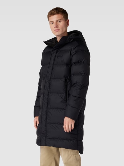 Helly Hansen Gewatteerde parka met labelprint Zwart - 4