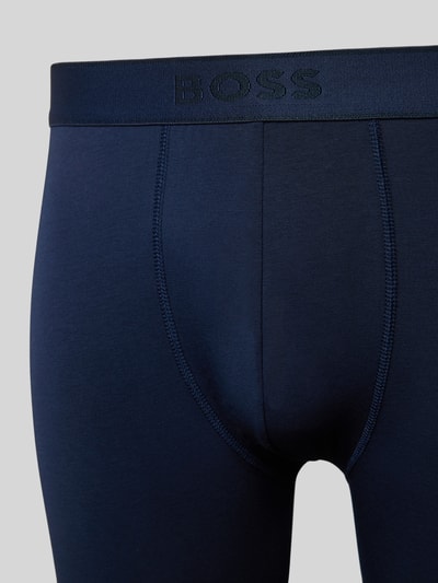 BOSS Lange onderbroek met logodetail Marineblauw - 2