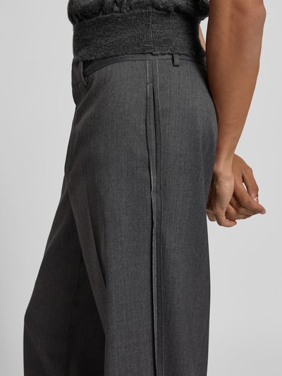 MM6 Maison Margiela Stoffhose mit Schurwoll-Anteil Anthrazit 3