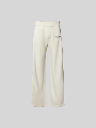 Dsquared2 Stoffhose mit elastischem Bund Offwhite 2