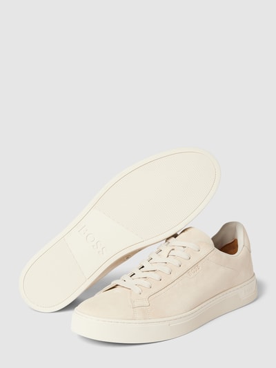 BOSS Sneaker in unifarbenem Design Beige 3