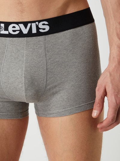 Levi's® Trunks mit Logo-Bund im 2er-Pack  Mittelgrau Melange 4