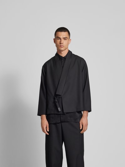 Kenzo Sakko mit Schnürverschluss Black 4