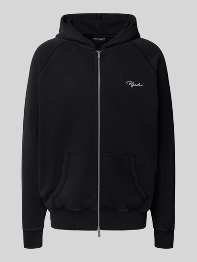 Pegador Sweatjacke mit Zweiwege-Reißverschluss Modell 'Signar Terry' Black 2