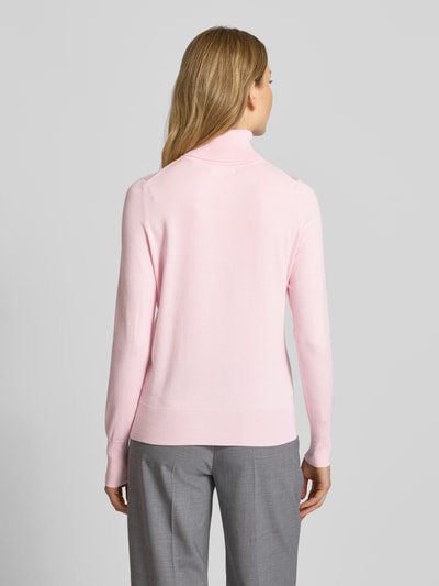 Christian Berg Woman Strickpullover mit gerippten Abschlüssen Hellrosa 5