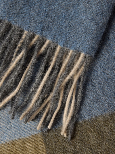 SALMONE Sjaal van puur kasjmier Marineblauw - 2