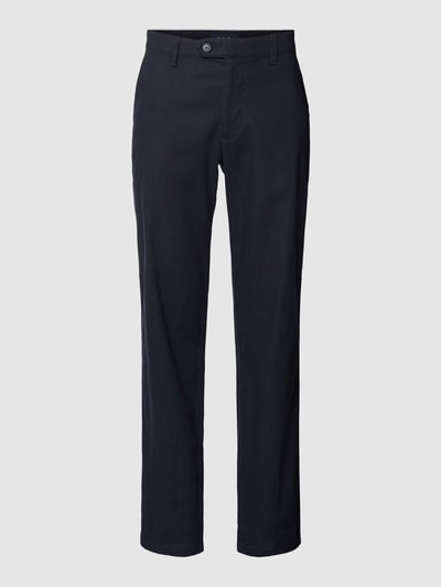 Christian Berg Men Chino mit französischen Eingrifftaschen Marineblau 2