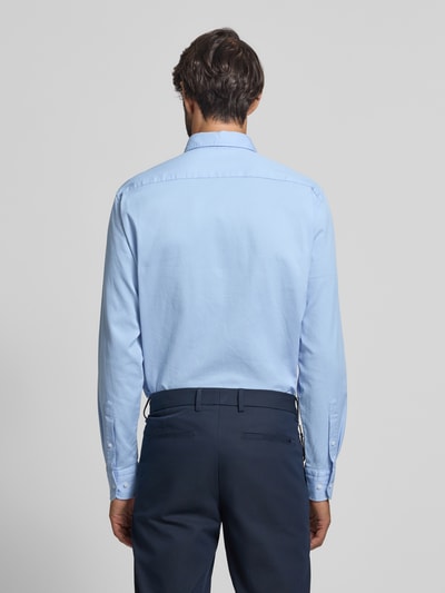 Tommy Hilfiger Regular fit zakelijk overhemd van katoenmix Bleu - 5