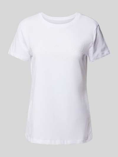 ARMANI EXCHANGE T-shirt met labelprint Offwhite - 2