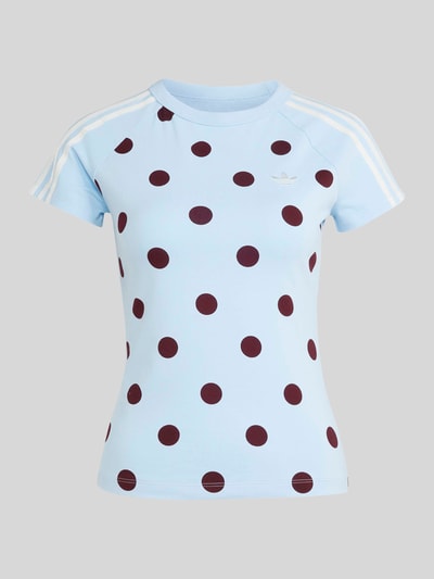 adidas Originals Slim Fit T-Shirt Modell 'CALI' Hellblau 2