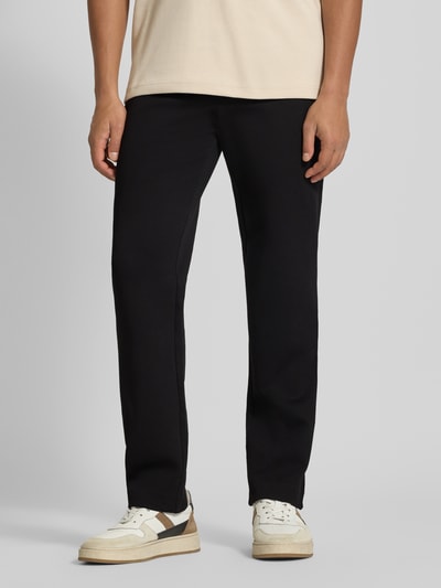 ARMANI EXCHANGE Regular Fit Stoffhose mit Gesäßtaschen Modell 'PANTALONI' Black 4