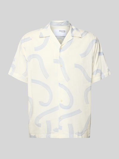 SELECTED HOMME Relaxed fit vrijetijdsoverhemd van een mix van katoen en modal Offwhite - 2
