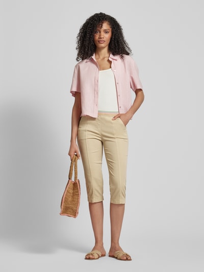 Toni Dress Spodnie capri o kroju regular fit z elastycznym pasem model ‘SUE’ Beżowy 1