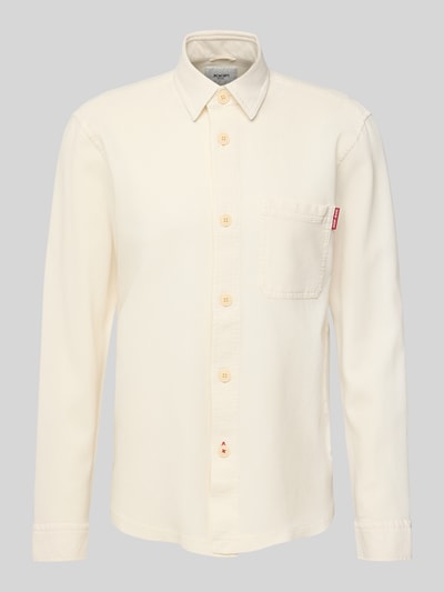 JOOP! Jeans Freizeithemd mit Knopfleiste Modell 'Harvi' Offwhite 2