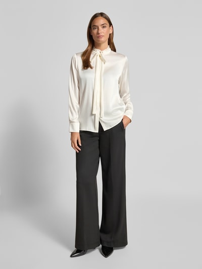 Max Mara Studio Regular Fit Bluse aus Seiden-Mix Modell 'GILLES' Offwhite 1