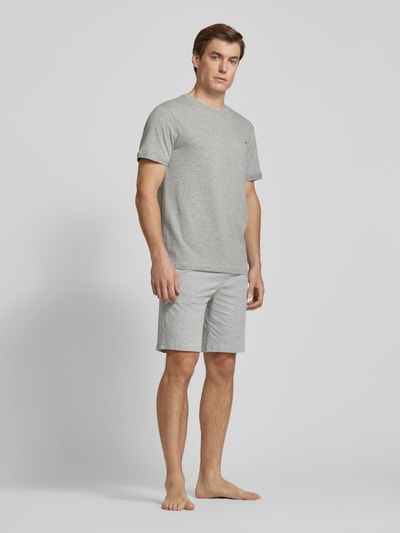 Tommy Hilfiger Sweatshorts mit elastischem Bund Hellgrau 1