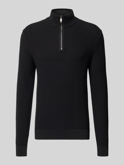 MCNEAL Strickpullover mit Stehkragen Black 2