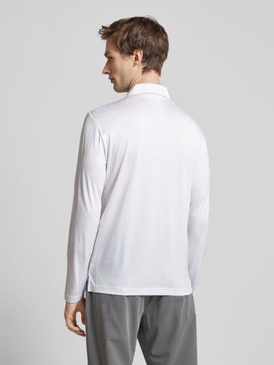 Emporio Armani Poloshirt mit überschnittenen Schultern Weiss 5