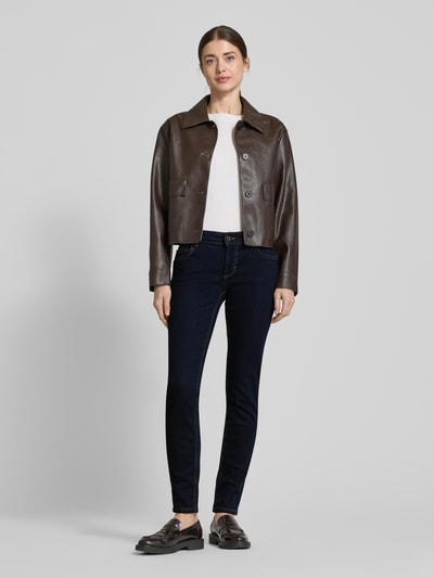 Marc O'Polo Skinny fit jeans met labeldetails Jeansblauw - 1