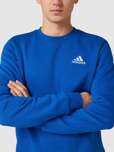 ADIDAS SPORTSWEAR Sweatshirt mit Label-Stitching Modell 'FEELCOZY' Blau 3