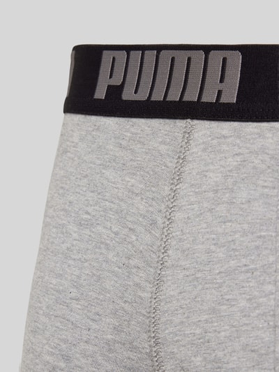 Puma Boxershort met labeldetail in een set van 2 stuks Middengrijs - 2