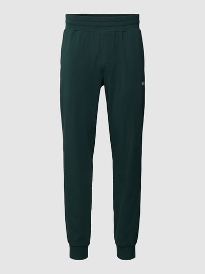 HUGO Sweatpants mit Label-Print Dunkelgruen 2