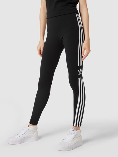 adidas Originals Leggings met labelstitching in zwart online kopen