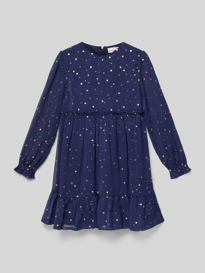 DANAMADE Kleid im Stufen-Look Modell 'LIAH' Marine 1