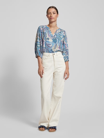 Soyaconcept Bluse mit Paisley-Muster Modell 'Donia' Blau 1