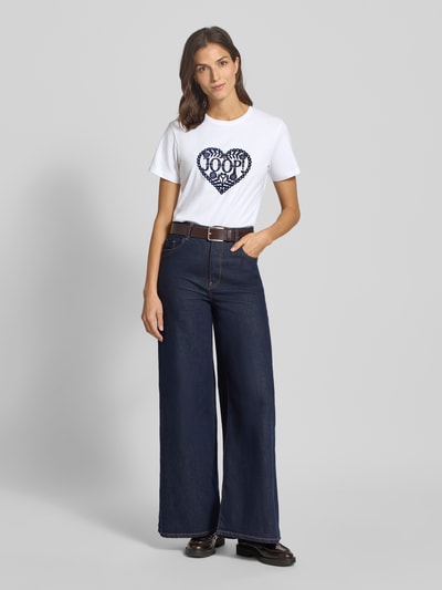 JOOP! T-shirt z okrągłym dekoltem model ‘Tita’ Granatowy 1