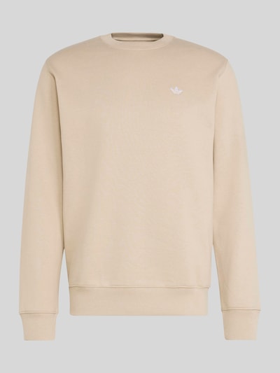 adidas Originals Bluza o kroju regular fit z mieszanki bawełny Piaskowy 2