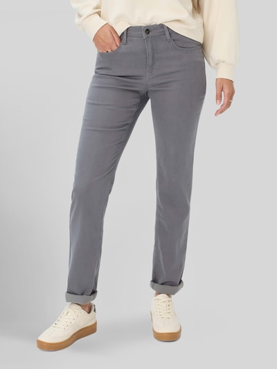 Brax Regular Fit Gerade Hose aus Lyocell-Mix mit Modal-Baumwoll-Anteil Modell 'MARY' Anthrazit 4