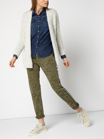 MAC Loose Fit Jeans mit Camouflage-Muster Khaki 1