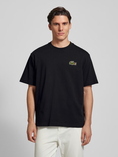 Lacoste T-Shirt mit Rundhalsausschnitt Black 4