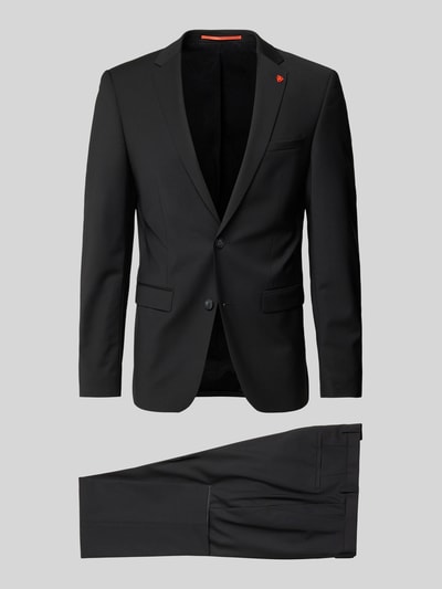ROY ROBSON Extra slim pak in effen design Zwart - 2