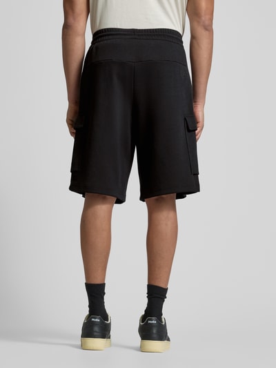 EA7 Emporio Armani Sweatshorts mit elastischem Bund Black 5